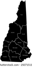 New Hampshire Map