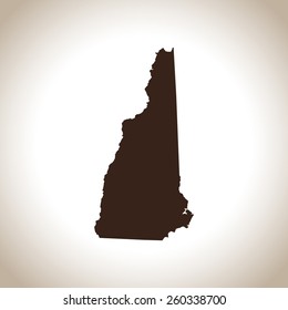 New Hampshire map