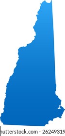 New Hampshire map