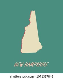 5,332 New Hampshire Map Images, Stock Photos & Vectors | Shutterstock