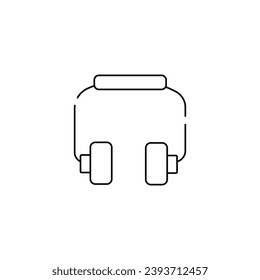 nuevo icono de tipo vectorial de heaphones
