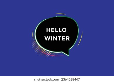  nuevo hola invierno moderno, sitio web, botón de clic, nivel, signo, discurso, banner de burbuja, 
