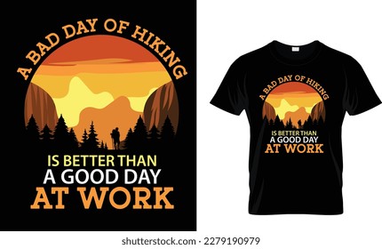 New hiking t shirt design 13