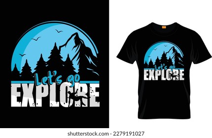 New hiking t shirt design 6