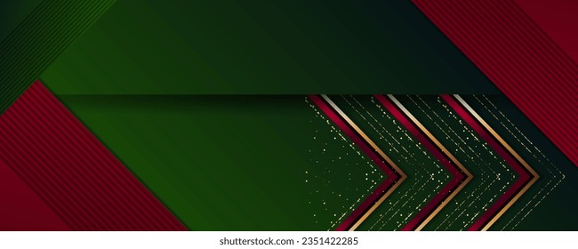 New Holiday Christmas gold design green red background abstract shiny color golden