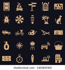 New holiday icons set. Simple set of 25 new holiday vector icons for web for any design