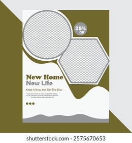 New Home New life Flyer desgin