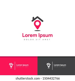 new homes logo , home finder logo , modern style , isolated vector eps 10