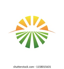 New horizon Farm logo icon vector