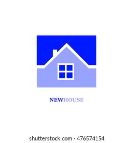 New House Logo, Vector Illustration