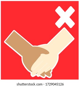 New hygiene rule , easy to understand for kids and young students.  Vector illustration images.