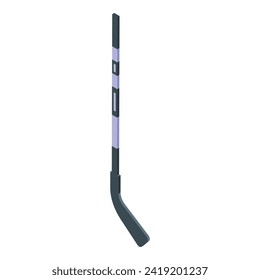 Neuer Eishockeystick Icon isometrische Vektorgrafik. Ziehzeichen. Packen