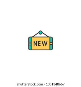 New icon design. Shopping icon vector illustration