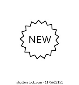 new icon. Element of commerce icon for mobile concept and web apps. Thin line new icon can be used for web and mobile