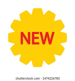 new icon. flat illustration of new vector icon. new sign symbol