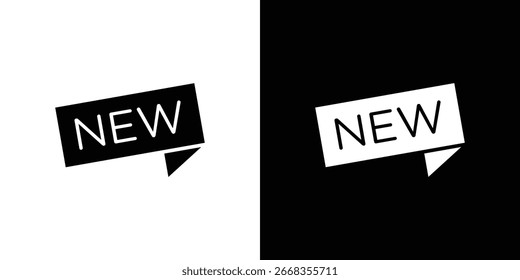 Neues Symbol. Grafikdesign, Vektorsymbol-Paket
