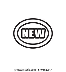 new icon illustration isolated vector sign symbol