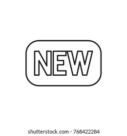 new icon illustration isolated vector sign symbol