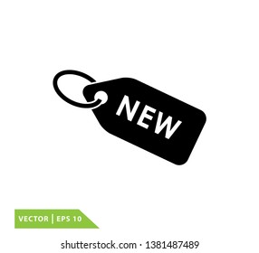 New icon label logo template
