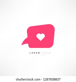 New Icon like, button. Social media like, app. Vector illustration.