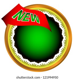 New icon located on a white background