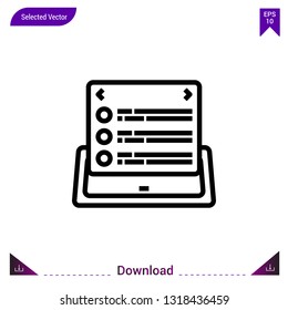 new icon vector . Best modern, simple, isolated, application , logo, flat icon for website design or mobile applications, UI / UX design vector format