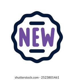 new icon. vector dual tone icon for your website, mobile, presentation, and logo design.