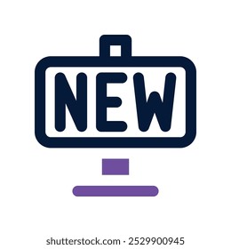 novo ícone. vetor ícone de tom duplo para o seu site, móvel, apresentação e design de logotipo.