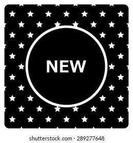 New. icon. vector. Flat design style.