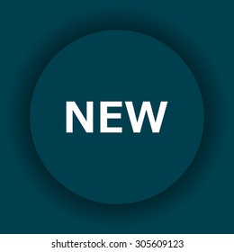 New. icon. vector. Flat design style.