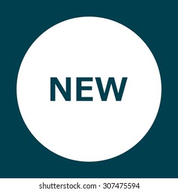 New. icon. vector. Flat design style.