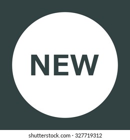 New. icon. vector. Flat design style.
