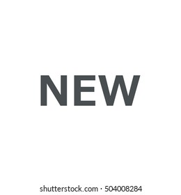New Icon Vector flat design style