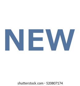New Icon Vector flat design style