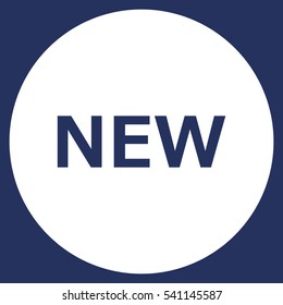 New Icon Vector flat design style