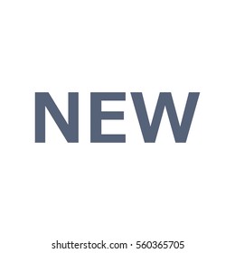 New Icon Vector flat design style