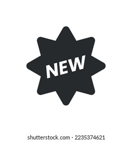 new icon, new vector, simple illustration