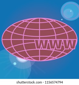 New icon with WWW globe.