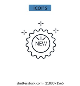 New icons  symbol vector elements for infographic web