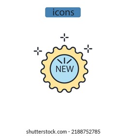 New icons  symbol vector elements for infographic web