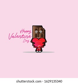 New illustration design of Valentine's Day celebration