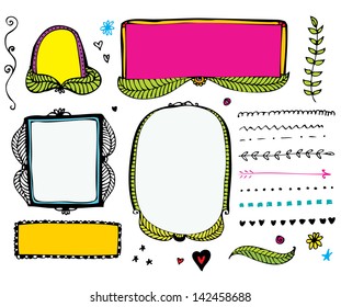 new impressive nails drawn cartoon frame vector design handy for any project where a contact of human touching is requireds collections classical white star group black edge stack ornate heart series