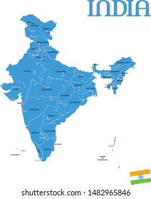 NEW INDIA MAP 2019 ( jammu and kashmir and ladakh union territory)