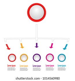 New infographic chart data illustration template vector
