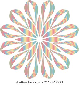 New ink Abstract circle pattern mandala flower floral petal stack. zentangl spirograph modern circular pattern geometric tribal lace motif black white. single art mehendi. Digital textile frame stamp
