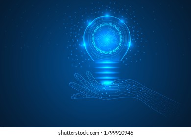 nuevo fondo abstracto de la tecnología digital de innovación.