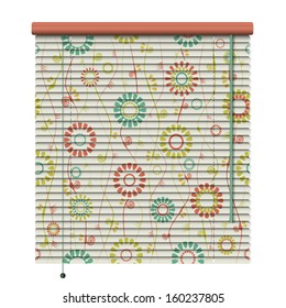 new isolated icon of painted louvers can use like contemporary design accessory 