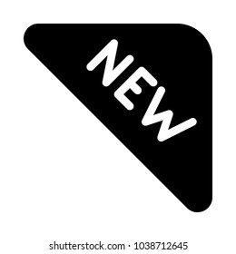 New item label