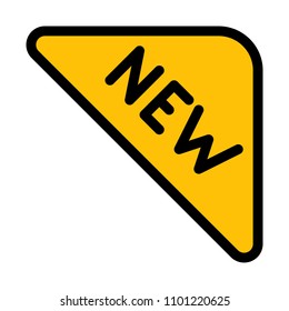 New item label