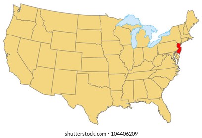 New Jersey Locate Map